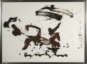 Anton Heyboer - Acrylverf op paper, Zonder titel - Ingelijst (Groot) kopen? Bied vanaf 250!