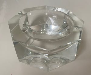 Moser - Art deco achthoekige kristallen asbak kopen? Bied vanaf 1!