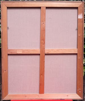 Jan van der Ster - Abstracte compositie, acrylverf op doek (ingelijst, groot) kopen? Bied vanaf 395!