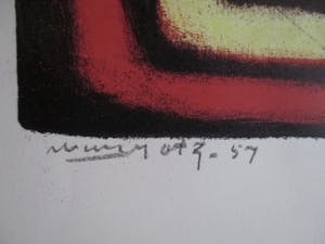 Wim Motz - Litho "Compositie" kopen? Bied vanaf 45!