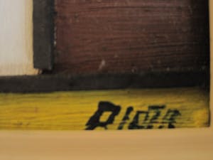 Pjotr van Oorschot - Geometrische Hout en Acrylverf Collage "Hommage a de Stijl" gesigneerd kopen? Bied vanaf 10!