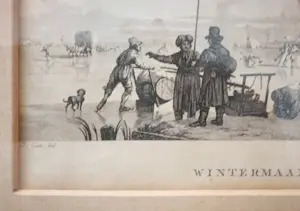 Jacob Cats - Wintermaand. IJstafereel. kopen? Bied vanaf 20!