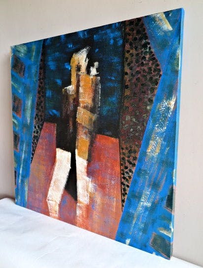 Niet of onleesbaar gesigneerd - With a little bird on your shoulder you can ... - 3D - Gesigneerd A. Lesmour(?) kopen? Bied vanaf 1!