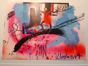 Peter Klashorst - Gemengde techniek - Handgesigneerd !!! kopen? Bied vanaf 60!