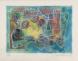 Soichi Hasegawa - Prachtig ets/aquatint - Gesigneerd - 32/50 - Kleine oplage kopen? Bied vanaf 225!