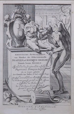 Cornelis van Dalen - Kopergravure en ets, Beelden binnen Rome - Ingelijst kopen? Bied vanaf 1!