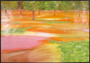 Martin Heijnen - Acryl op papier, Landschap (Groot) kopen? Bied vanaf 1!