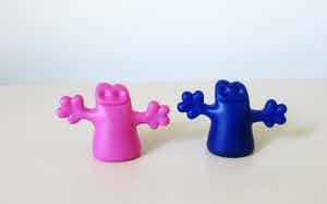 Alessi - Twee flessenstoppers model "Carlo" ontwerp - Mattia di Rosa en Laura Polinoro verkocht voor € 1!