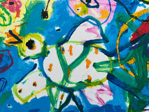 Hans Truijen - handgesigneerde zeefdruk | 'Happy day' | 1993 kopen? Bied vanaf 1!