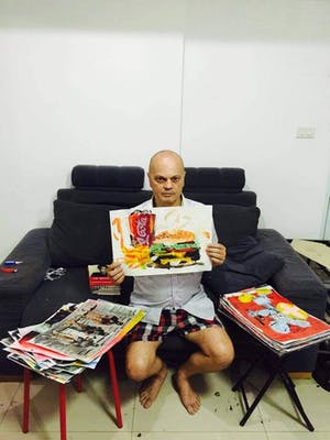 Peter Klashorst - Gemengde techniek - Handgesigneerd !!! kopen? Bied vanaf 100!