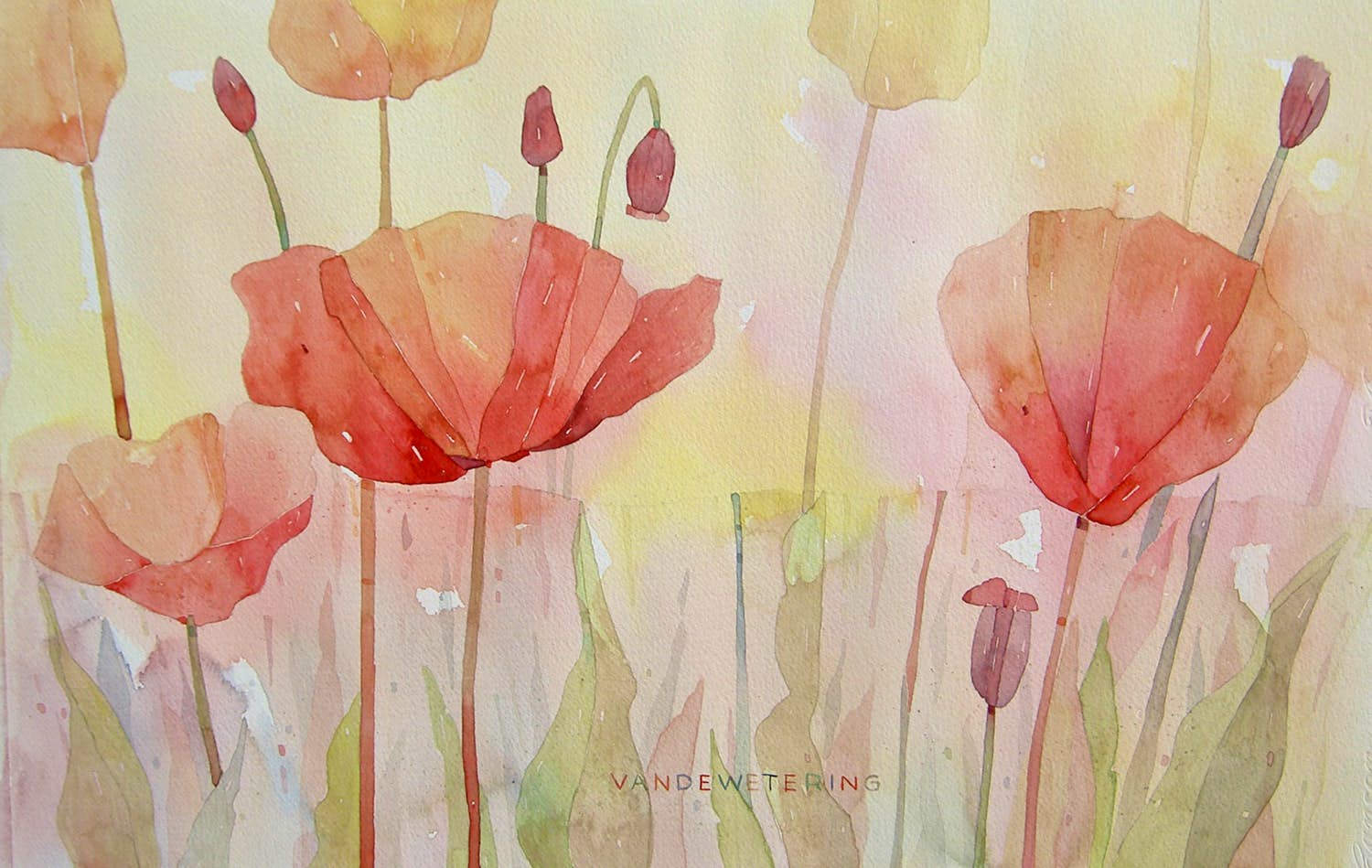 Kees van de Wetering - Klaprozen 2 kopen? Bied vanaf 200!