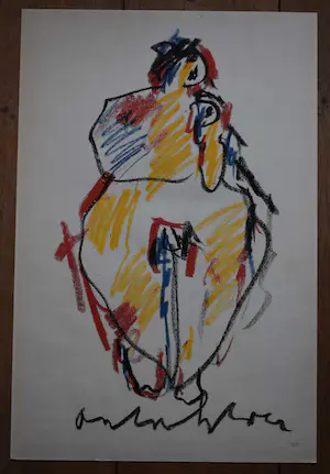 Anton Heyboer - Madonna met Kind kopen? Bied vanaf 275!