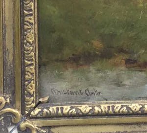 Constant Artz - C3779 - Eendenfamilie aan de bosrand kopen? Bied vanaf 750!