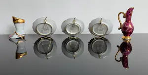 Royal Limoges - Miniatuur sierbordjes, laars en kan kopen? Bied vanaf 29!