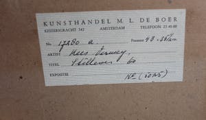 Kees Verwey - aquarel: bloemstilleven (herkomst: kunsthandel M.L. de Boer, Amsterdam) kopen? Bied vanaf 1550!