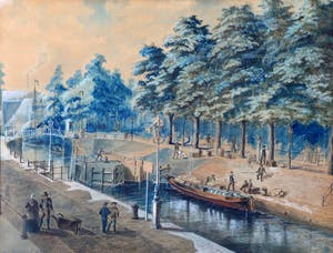 Eduard Alexander Hilverdink - A6545 - Bedrijvigheid aan een gracht kopen? Bied vanaf 150!