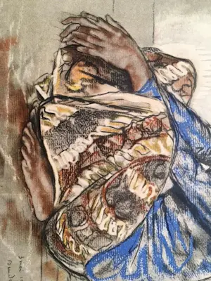 Willem Gerard Hofker - Vrouw Soemina + Balier in traditionele klederdracht. (Adat-dracht) kopen? Bied vanaf 75!