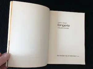 Hans Clavin - l'angerie - visuele poëzie kopen? Bied vanaf 20!