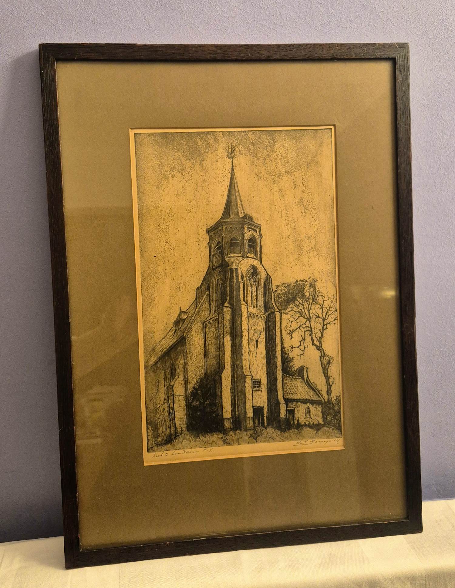 Buy Marinus Pieter Semeijn - Kerk te Loosduinen No 4? Bid from 75!