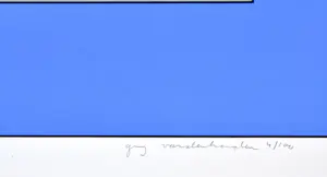 Guy Vandenbranden - Abstracte compositie - gesigneerde zeefdruk kopen? Bied vanaf 250!