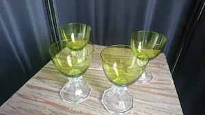 Val-Saint-Lambert - kristallen wijn/water glazen model ¨Yale¨ kopen? Bied vanaf 1!