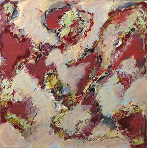 Bert Braam - Acryl op doek, Zonder titel kopen? Bied vanaf 80!