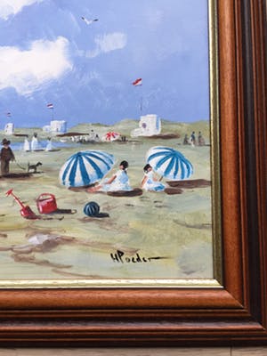Henk Poeder - Strandgezicht kopen? Bied vanaf 129!