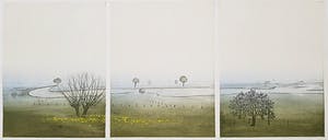 Elmar Gille - Rivierlandschap, aquatint ets kopen? Bied vanaf 65!