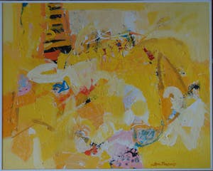 Theo den Boon - Warm, zonnig en vrolijk schilderij kopen? Bied vanaf 50!