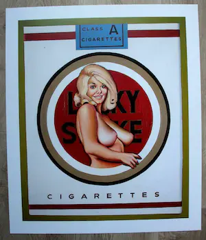 Mel Ramos - Offset litho: Lucky Strike kopen? Bied vanaf 35!