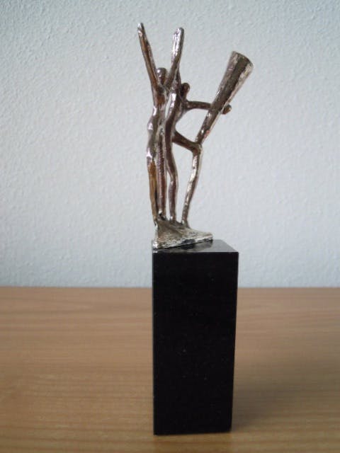 Corry Ammerlaan - Prachtig beeldje - 2 Vrolijke vrienden kopen? Bied vanaf 8!