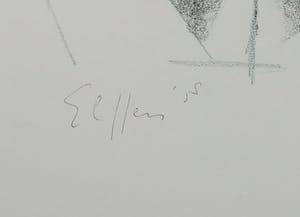 Dick Elffers - Litho, Naakt kopen? Bied vanaf 40!