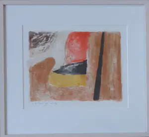 Jan Dijker - ABSTRACTIE / KLEURLITHO / 58x63cm / KADER / SIG / 1993 kopen? Bied vanaf 55!