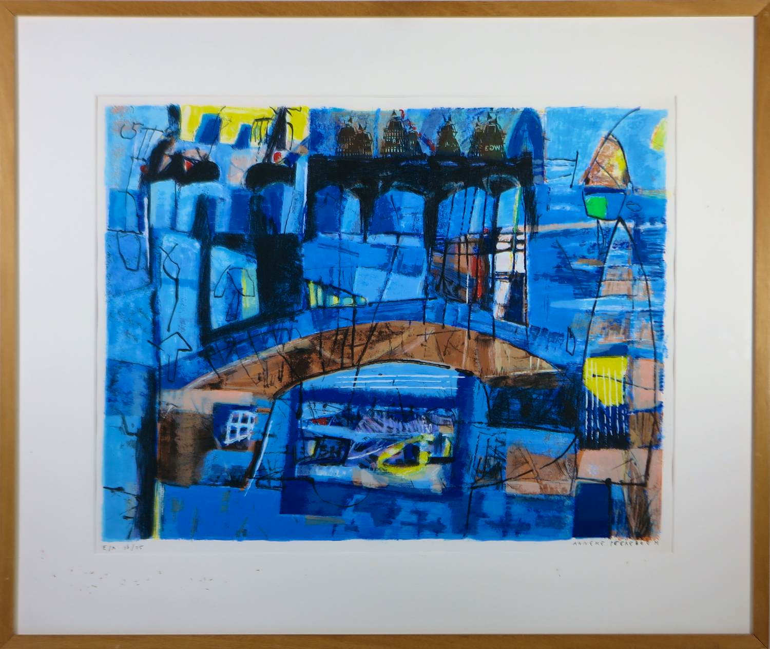 Anneke Peereboom - Zeefduk op papier, Zonder titel - Ingelijst kopen? Bied vanaf 60!