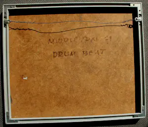 Sam Middleton - Ingelijste gemengde techniek: "Drum Beat - 2002 kopen? Bied vanaf 799!