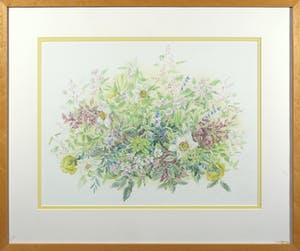 Janneke Brinkman-Salentijn - Aquarel, Bloemen - Ingelijst kopen? Bied vanaf 1!