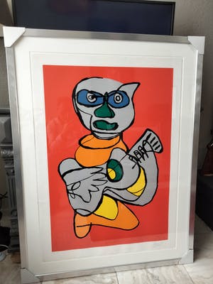Karel Appel - Cool luke singing hands {zeer groot] kopen? Bied vanaf 999!