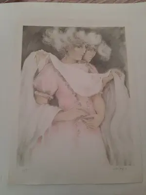Colette Deyme - Litho, Titel, Deux femmes en rose. (Twee vrouwen in het roze ) kopen? Bied vanaf 40!