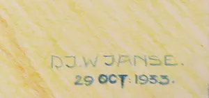 Niet of onleesbaar gesigneerd - Potloodtekening, Agios o theos kopen? Bied vanaf 1!