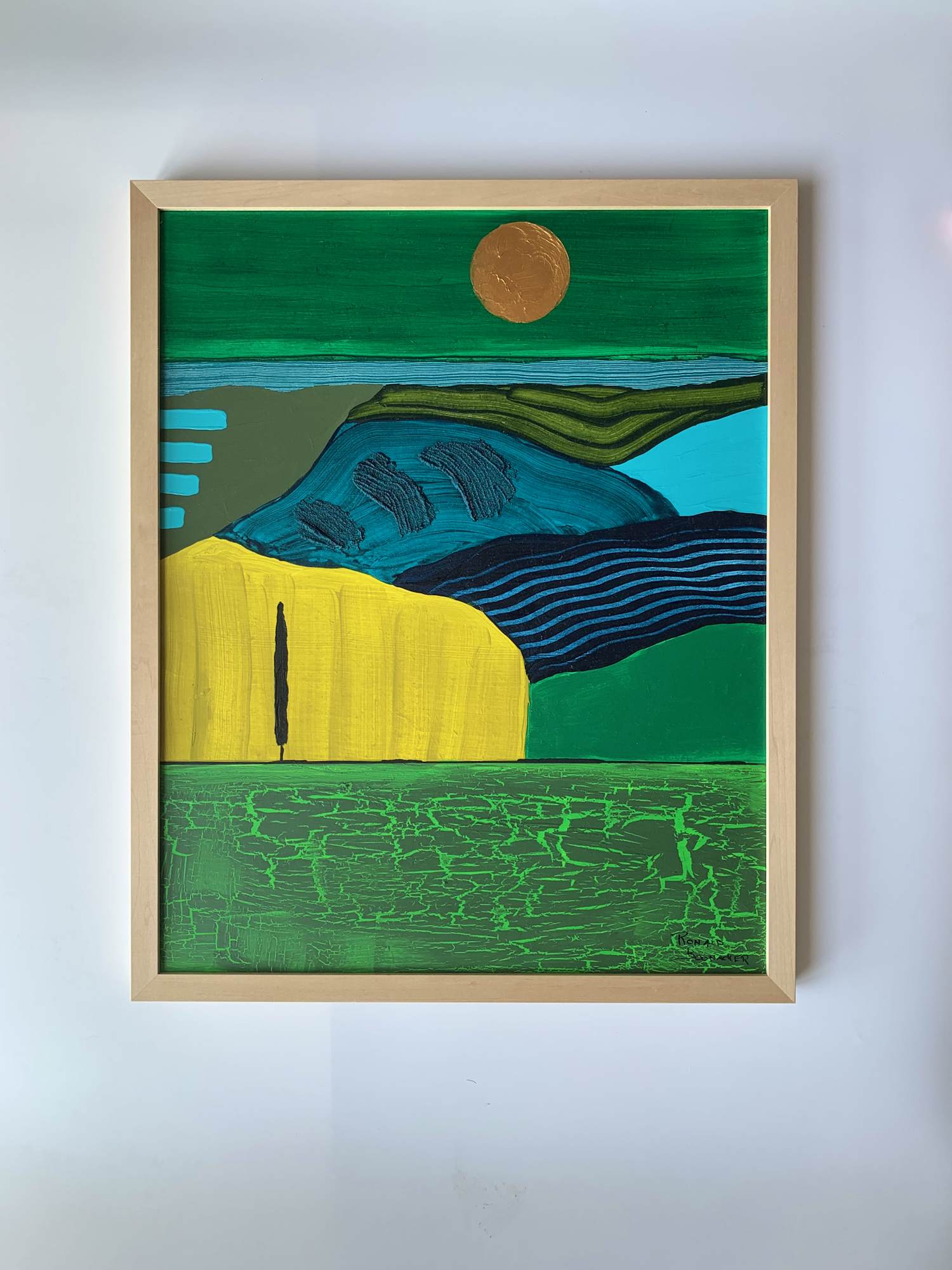 Ronald Boonacker - Landschap Méditeranée (certificaat van echtheid) verkocht voor € 125!