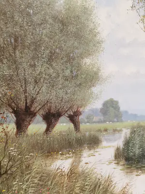 Johanna Dorothea Alberts - Berkenbomen aan de slootkant kopen? Bied vanaf 100!