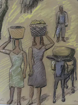 Otto van Rees - Damatië ‘53 - gemengde techniek kopen? Bied vanaf 250!