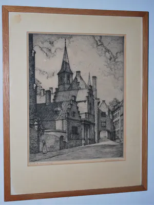 Louis Heijmans - Koorkerk Middelburg - ets kopen? Bied vanaf 50!