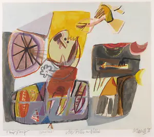 Corneille - Zeefdruk, Spelend Kind 1 - Ingelijst kopen? Bied vanaf 300!