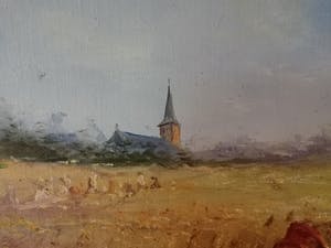 Niet of onleesbaar gesigneerd - Picknick in een korenveld kopen? Bied vanaf 1!