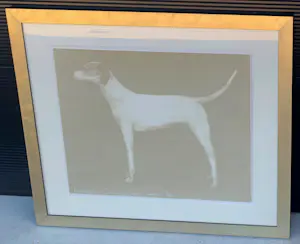 Joe Andoe - Ingelijste zeefdruk: Small Dog (Putty) - 1998 kopen? Bied vanaf 400!