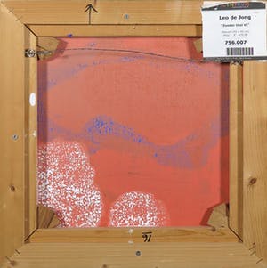 Leo de Jong - Gemengde techniek op doek, Zonder titel VI - Ingelijst kopen? Bied vanaf 70!