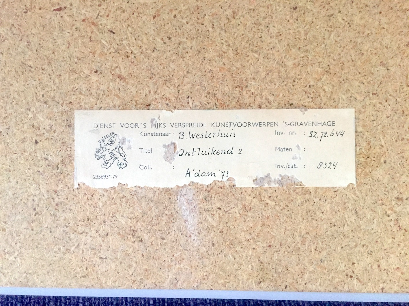 Batavus Westerhuis - Gemengde techniek en collage op papier, Ingelijst kopen? Bied vanaf 150!