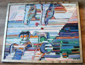 Luuk Scholten - Olieverf op doek: De horizon kopen? Bied vanaf 235!