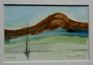 Jan Montyn - Twee werkjes(aquarel en potlood)in een passe-partout - 1999/2009 kopen? Bied vanaf 199!